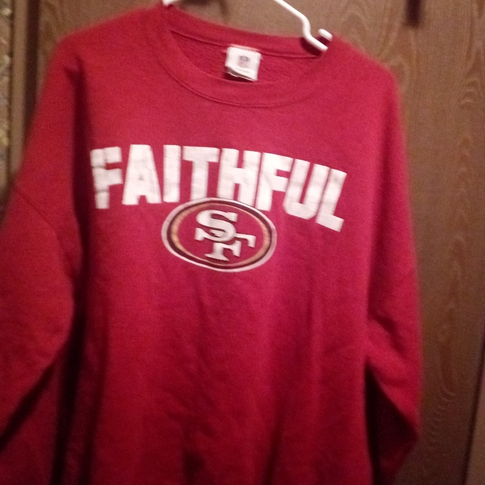 Faithful 49ers sweater